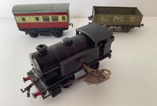 HORNBY MECCANO O Gauge Clockwork Type 40 Tin Plate TRAIN CARRIAGE WAGON Working