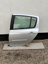RENAULT CLIO MK3 PASSENGER REAR DOOR N/S/R IN SILVER TED69 2005-2012