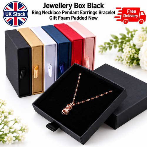Jewellery box black - black, ring