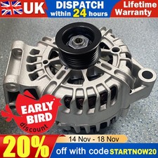 ALTERNATOR WITH BELT PULLEY 7G9N10300CC FOR FORD FIESTA MK7 PETROL 1.25 1.4