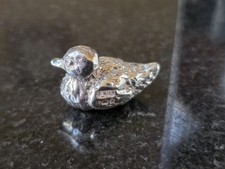 Rare Sampson Mordan & Co Antique Silver Hallmarked Miniature Duck