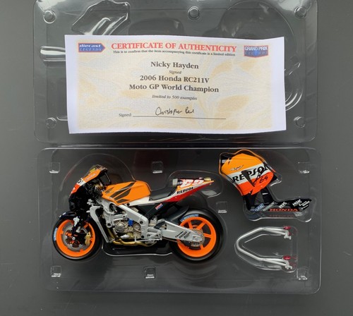 Nicky hayden signed 12 - hayden, 1/12