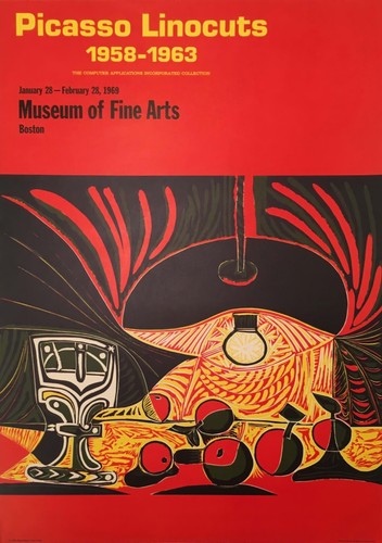 Picasso exhibition print - picasso,