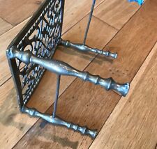 Large Vintage Brass Trivet Hearth Stand Pot Stand (Small shed above cupboard)