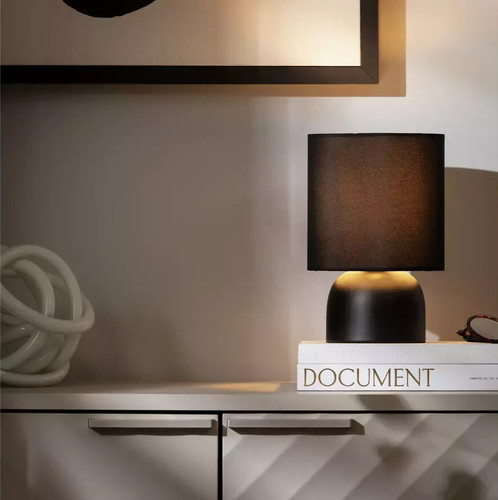 Touch table lamps - table, black