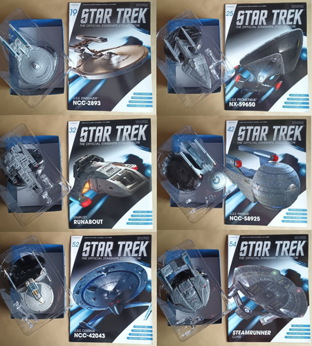 Eaglemoss star trek - trek, starships