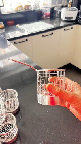 Mini fry baskets - baskets, x6