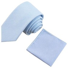 Pale Blue Cotton Leo Wedding