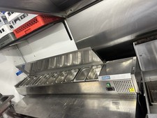 Polar FA854 G-Series Countertop Prep Fridge with Lid Stainless Steel 9x14GN