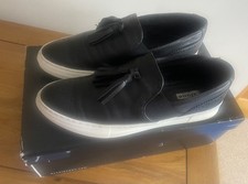 Dune black leather tassel brogues size 7/40