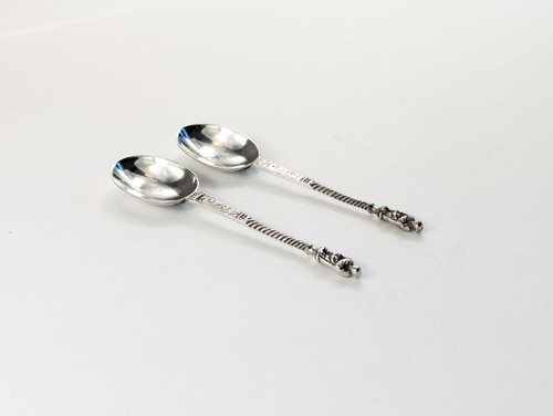 Apostle caddy spoons - caddy, x