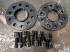 Wheel Spacers (2) & Bolts 15mm for Vauxhall VX220 00-05 On Original Wheels