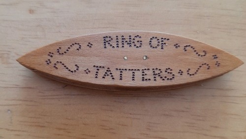 Wood tatting shuttle - tatting, of
