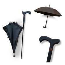 DERBY Metal Walking Stick Cane  + UMBRELLA Classic [PAR100]