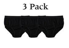 5 Pack Ladies Briefs Maxi, 100% Cotton Full Comfort Fit Underwear, Size 10-24