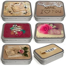 Personalised Tobacco Tin Love
