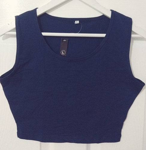 New women stretchy crop tops - new, women's