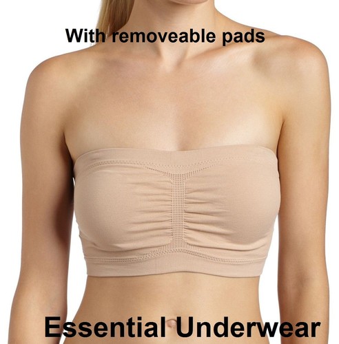 Seamless bandeau bra - 3x,