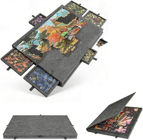 Jigsaw puzzle board with - jigsaw,