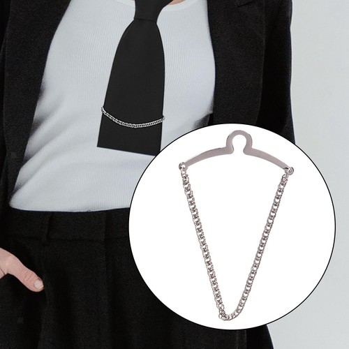 Tie chain for men button - chain,