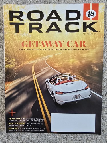 Road track magazine february - road,