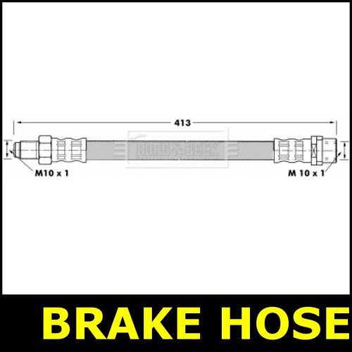Brake hose front fits - hose,