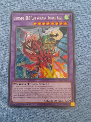 Yugioh elemental hero flame - 1x,