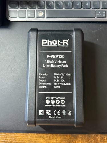 Phot vbp130 130wh v mount - p-vbp130,