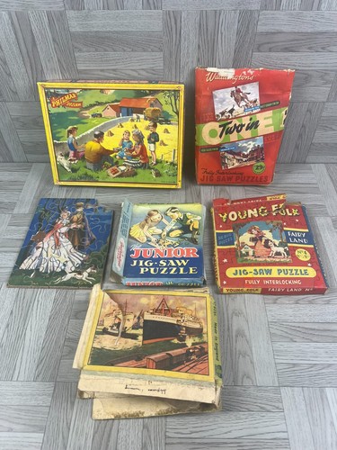 Vintage jigsaw puzzle bundle - vintage,