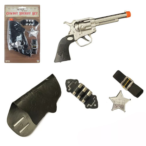 Cowboy sheriff 5pc set - 5pc,