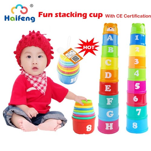 9pcs stacking cups baby - cups,
