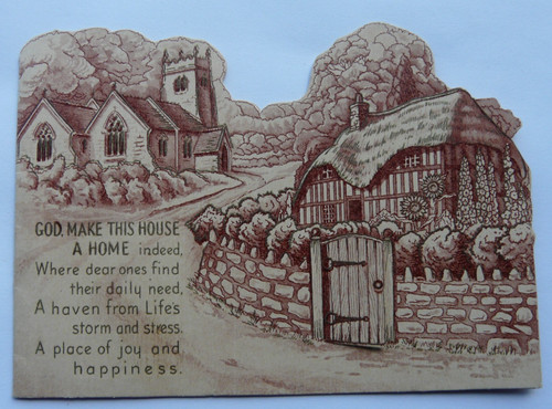 Vintage mechanical greeting - vintage,