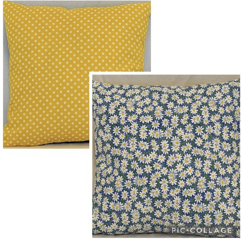 Reversible daisy polka - reversible, 18"