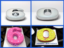 10" NUMBER 6 SIX AND 0 ZERO WEDDING BIRTHDAY ANNIVERSARY CAKE TINS PANS