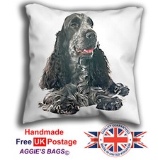 Cocker Spaniel Cushion Design, Dog Art Cushion, Cocker Spaniel Pillow, 