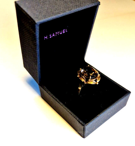 9ct gold ring - ring, quartz