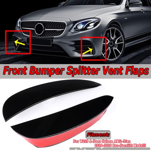 Front bumper canards - bumper, vent