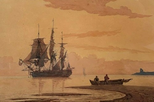 Scene mouth the - of, thames