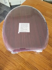 Mahogany effect toilet seat