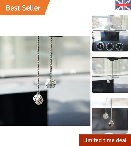 Elegant hanging dice pendant - elegant,