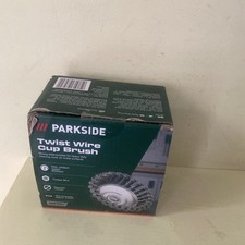 Parkside Twist Wire Cup Brush 125mm M14 - removes rust paint