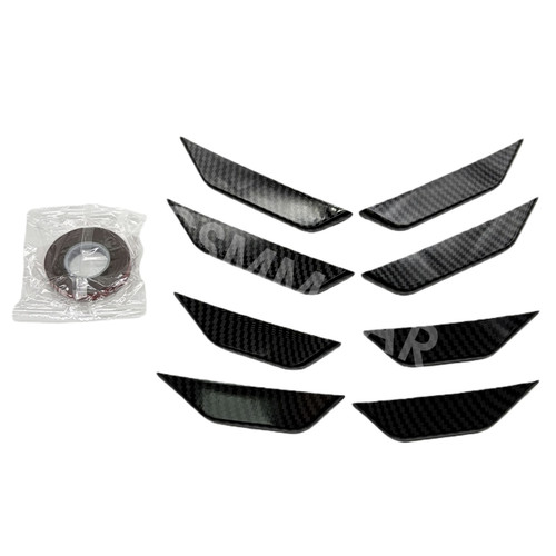Vehicle front rear bumper - front, lip