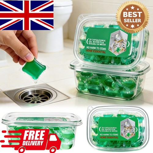 Drain odor remover capsules - drain,