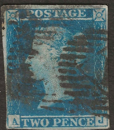 1841 two penny blue - penny,