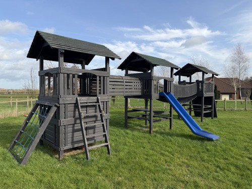 Kids garden wooden playhouse - garden,