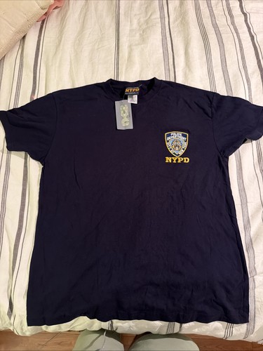 Navy blue nypd shirt - blue,