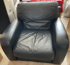Black Leather Armchair