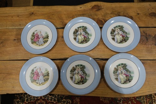 Set blue decorative - of, 6