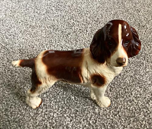 Staffordshire brown white - brown, &