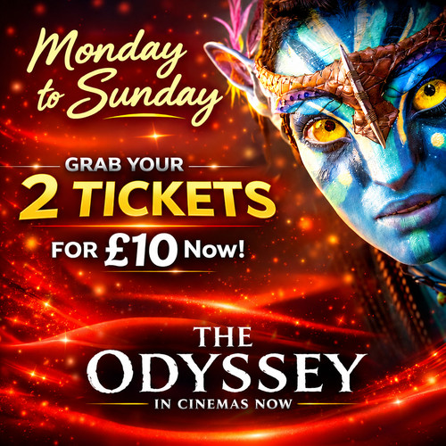 Cineworld cinema tickets - 2x,